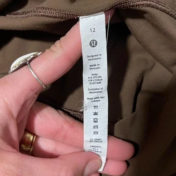 Lululemon Align High Rise Leggings 28"" Inseam in Java Brown Size 12, L - Picture 6 of 8